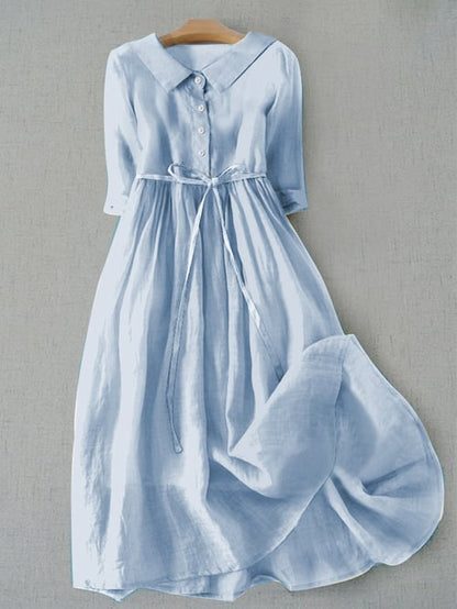 ND | Robe en coton d'une simplicité littéraire