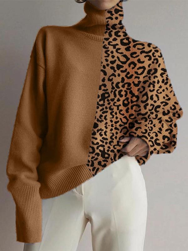 ND | Pull-over imprimé Turtle-neck