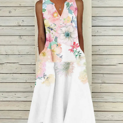 ND | Robe maxi sans manches