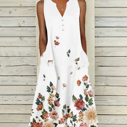 ND | Robe maxi sans manches