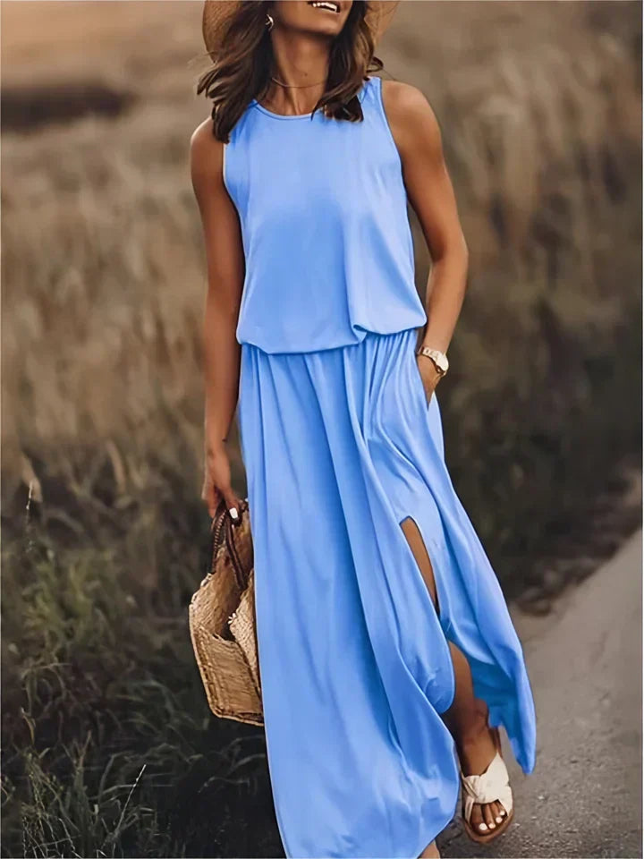 EP | robe maxi unie pour femmes
