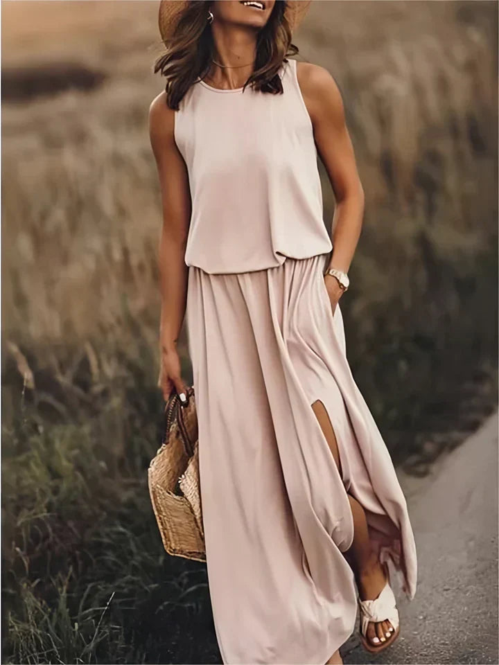 EP | robe maxi unie pour femmes