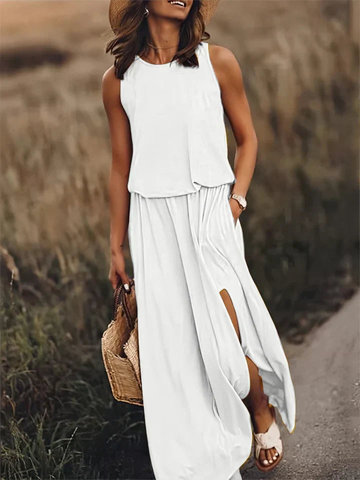 EP | robe maxi unie pour femmes