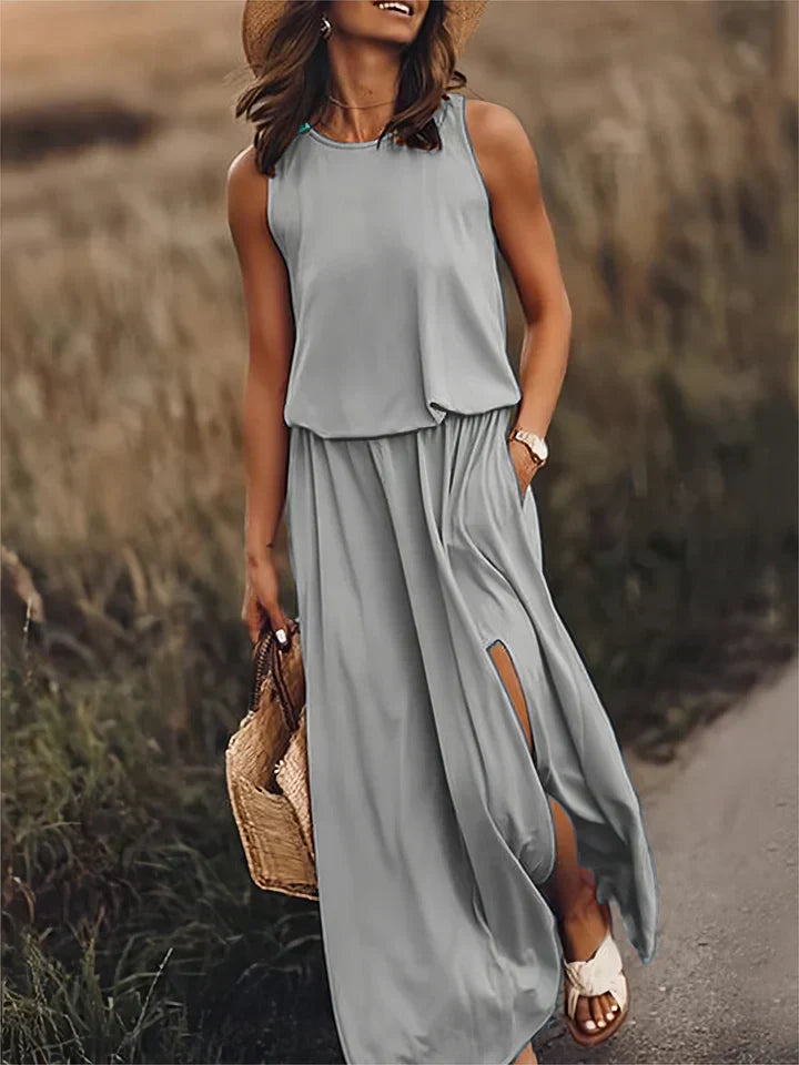 EP | robe maxi unie pour femmes