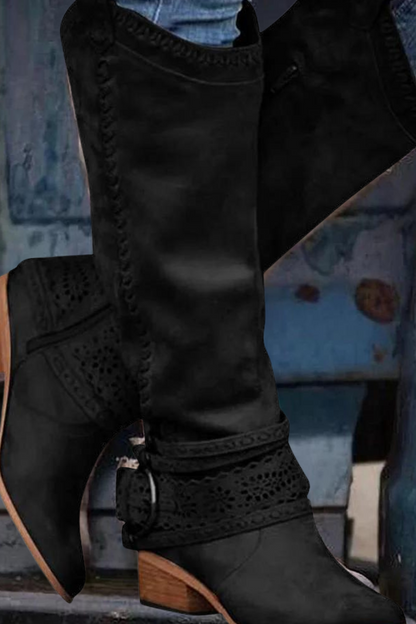 ND | Bottes boho western à hauteur de genou