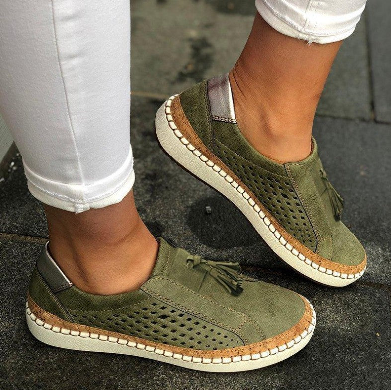 ND | Baskets slip-on avec détail de glands