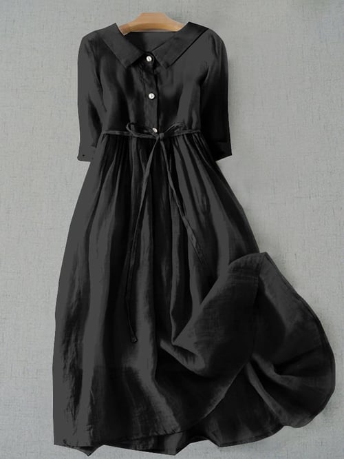 ND | Robe en coton d'une simplicité littéraire