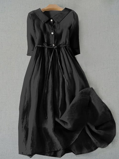 ND | Robe en coton d'une simplicité littéraire