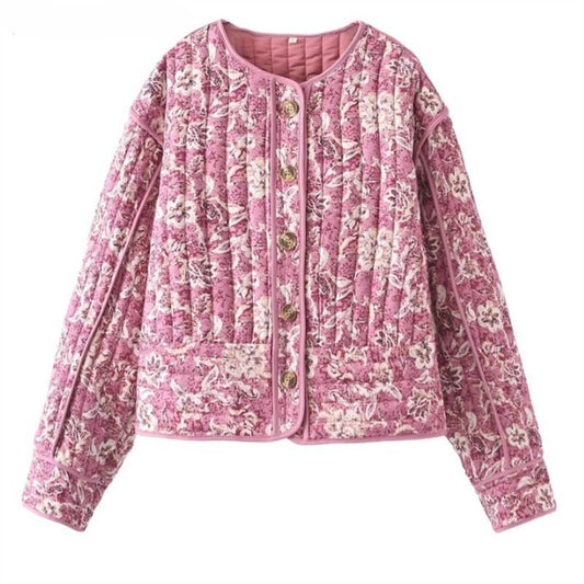 EP | Veste doublée avec motif floral