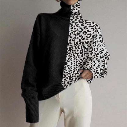 ND | Pull-over imprimé Turtle-neck
