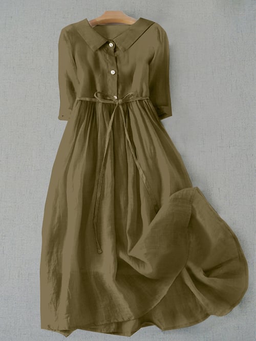ND | Robe en coton d'une simplicité littéraire