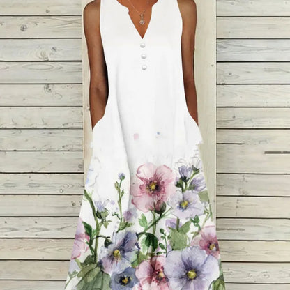 ND | Robe maxi sans manches