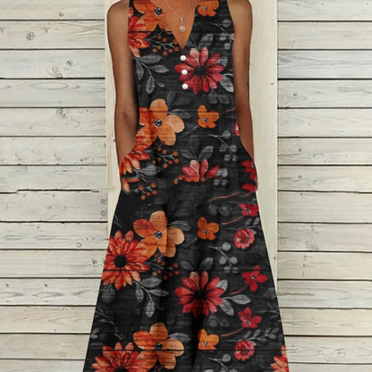 ND | Robe maxi sans manches