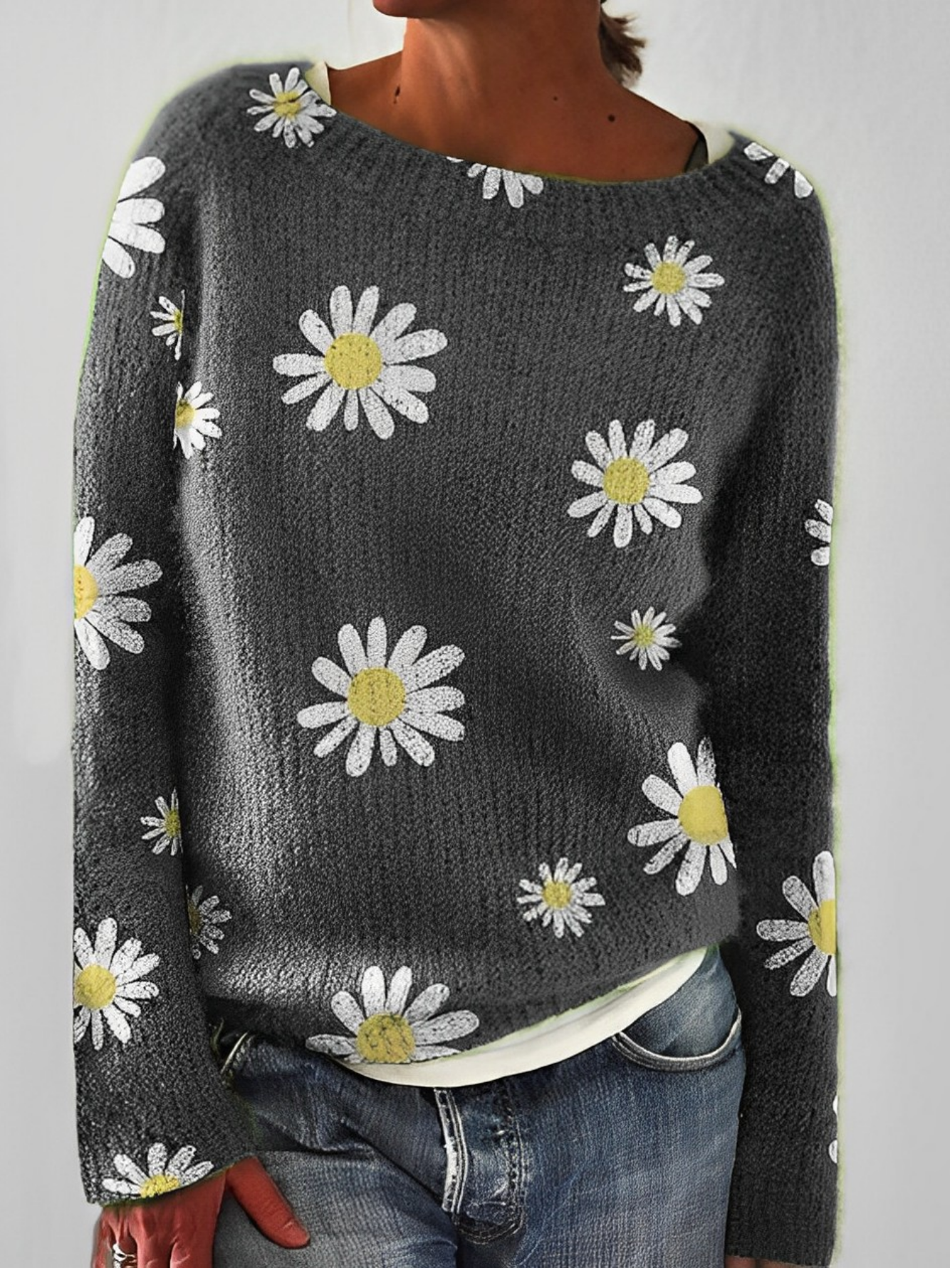 ND | Pull-over léger en tricot structuré