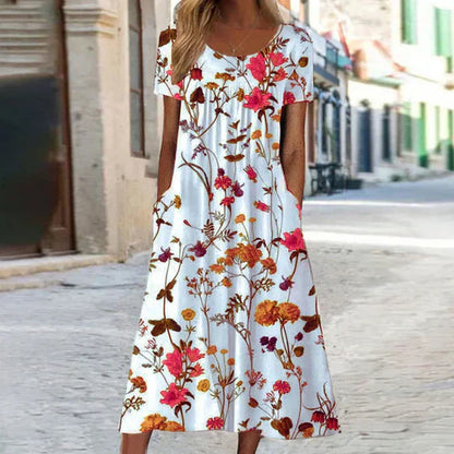EP | Robe d'été avec motif floral boho