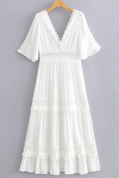 EP | Couture Broderie Bohème Maxi Robe