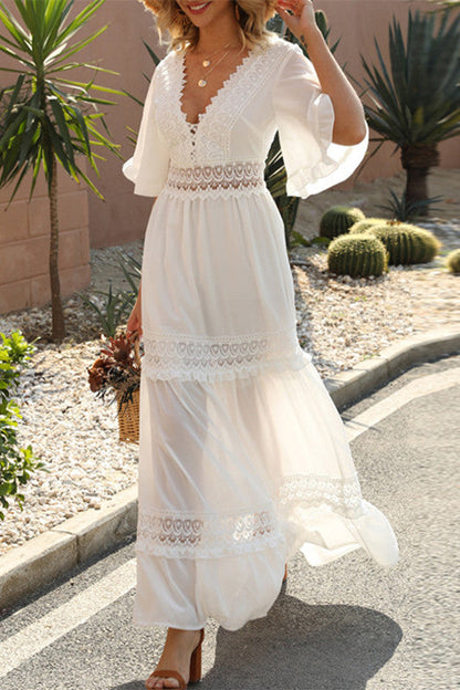 EP | Couture Broderie Bohème Maxi Robe