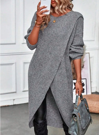 ND | Robe midi à manches longues