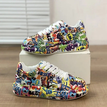 ND | Chaussures de sport vivantes de style graffiti