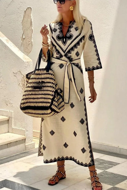 EP | Robe en lin vintage