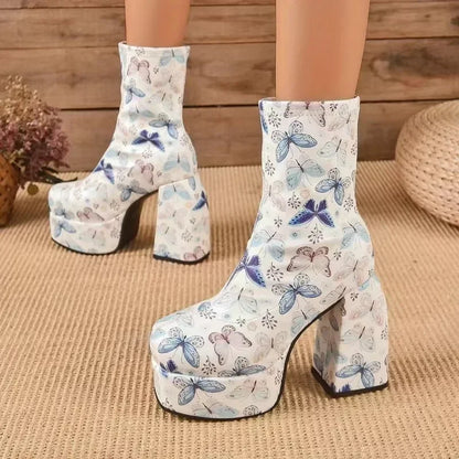 ND | Bottines à plateforme décontractées et soutenues