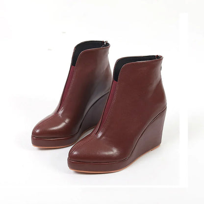 ND | Bottines compensées fines