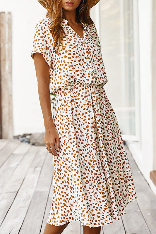 EP | Robe midi avec polka dots