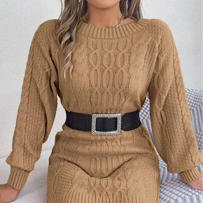 EP | Robe en tricot à manches longues