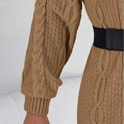 EP | Robe en tricot à manches longues