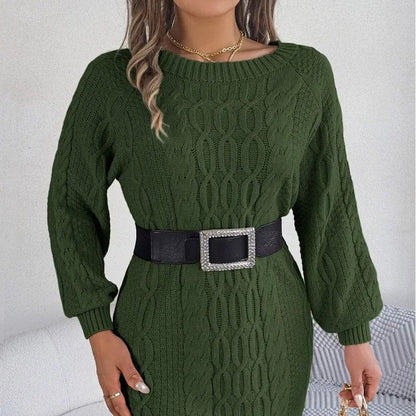 EP | Robe en tricot à manches longues