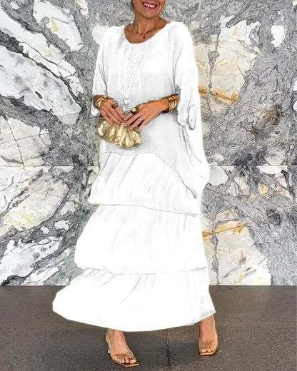 EP | Maxi-robe élégante avec décolleté plongeant