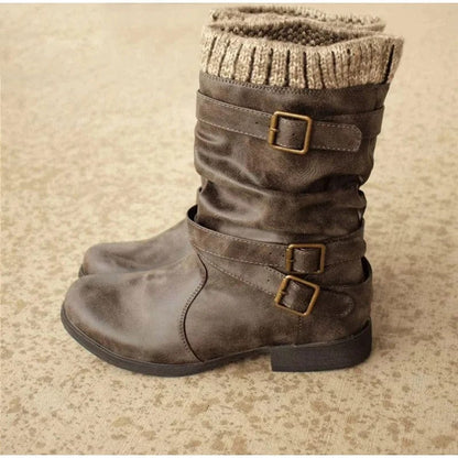EP | Bottes en tricot rétro jusqu'à mi-mollet