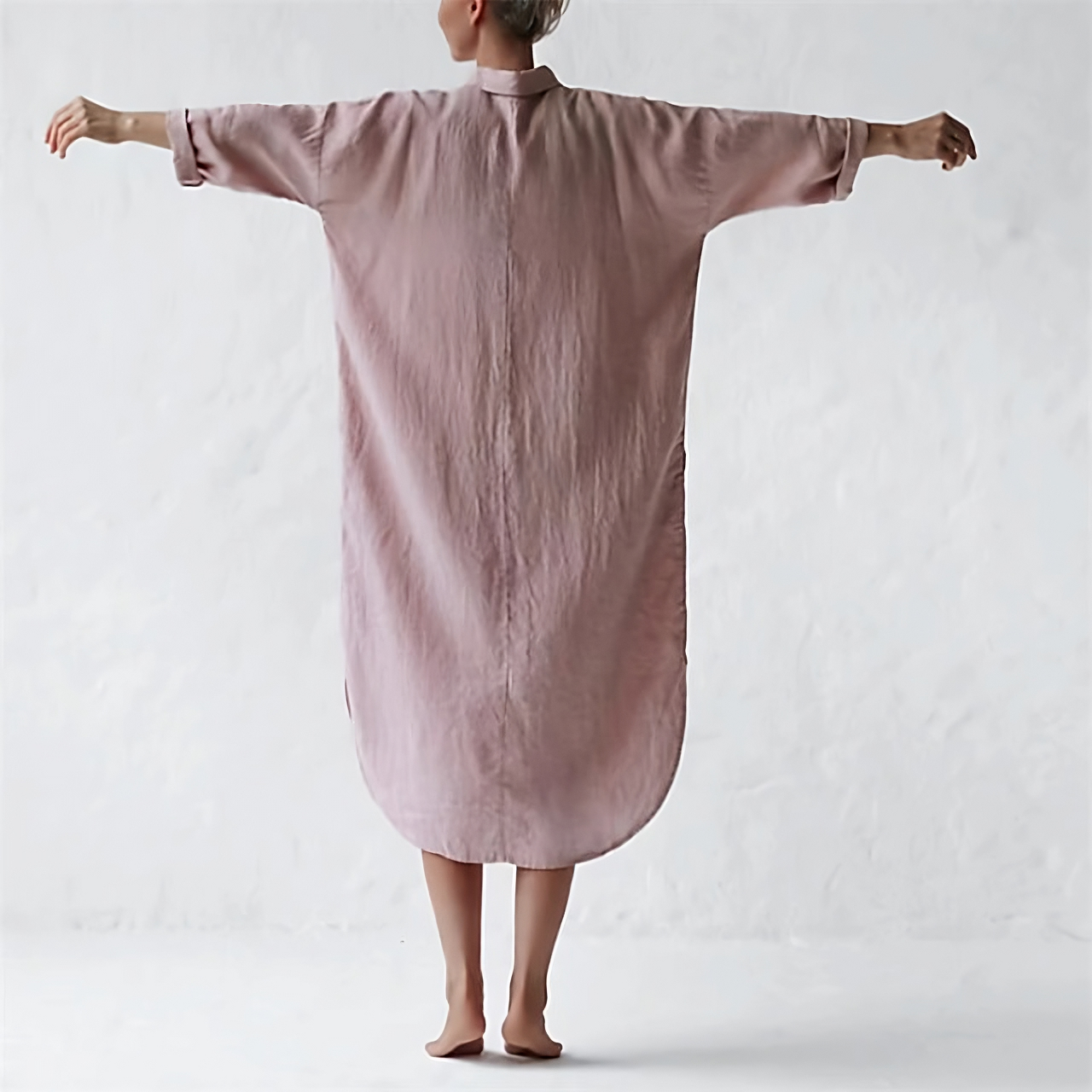 EP | Robe longue rose stylée