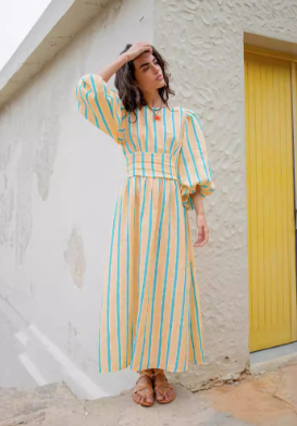 EP | Robe midi en lin