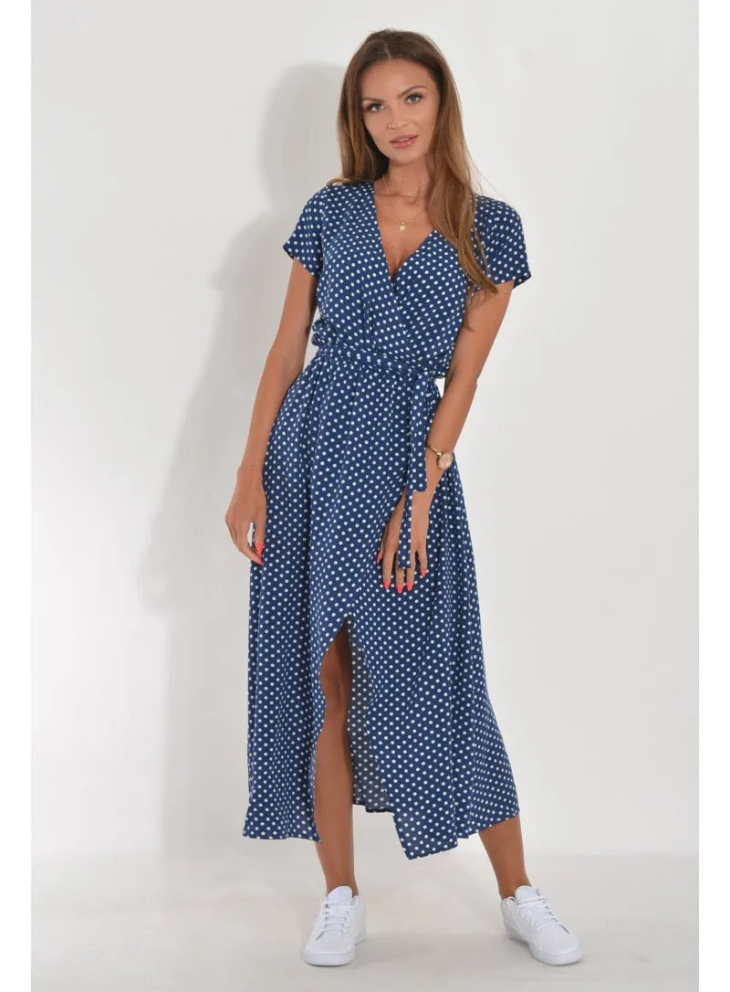EP | Robe midi d'été imprimée avec fente