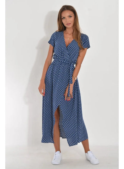 EP | Robe midi d'été imprimée avec fente
