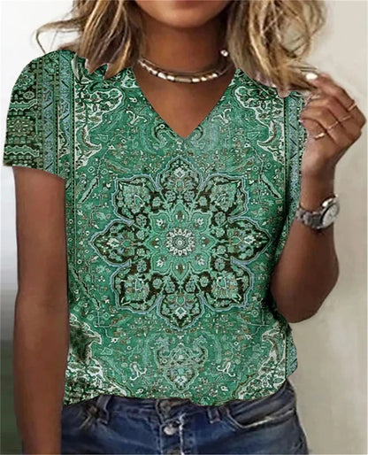 EP | chemise à col en V style vintage