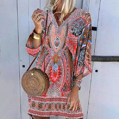 EP | mini-robe boho en loose