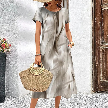 EP | Robe midi imprimée