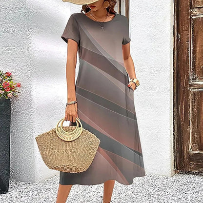 EP | Robe midi imprimée