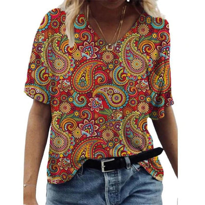 EP | chemise à col en V style vintage