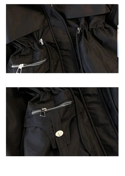 EP | Veste décontractée avec col en fausse fourrure