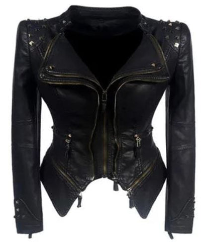 EP | Veste en similicuir pour femme