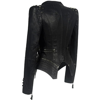 EP | Veste en similicuir pour femme