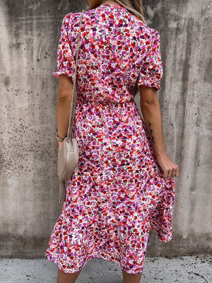 ND | Karen - Robe maxi à motifs et décolleté en V