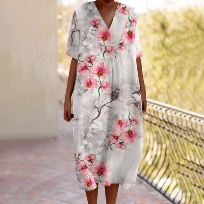 EP | Maxi robe à fleurs