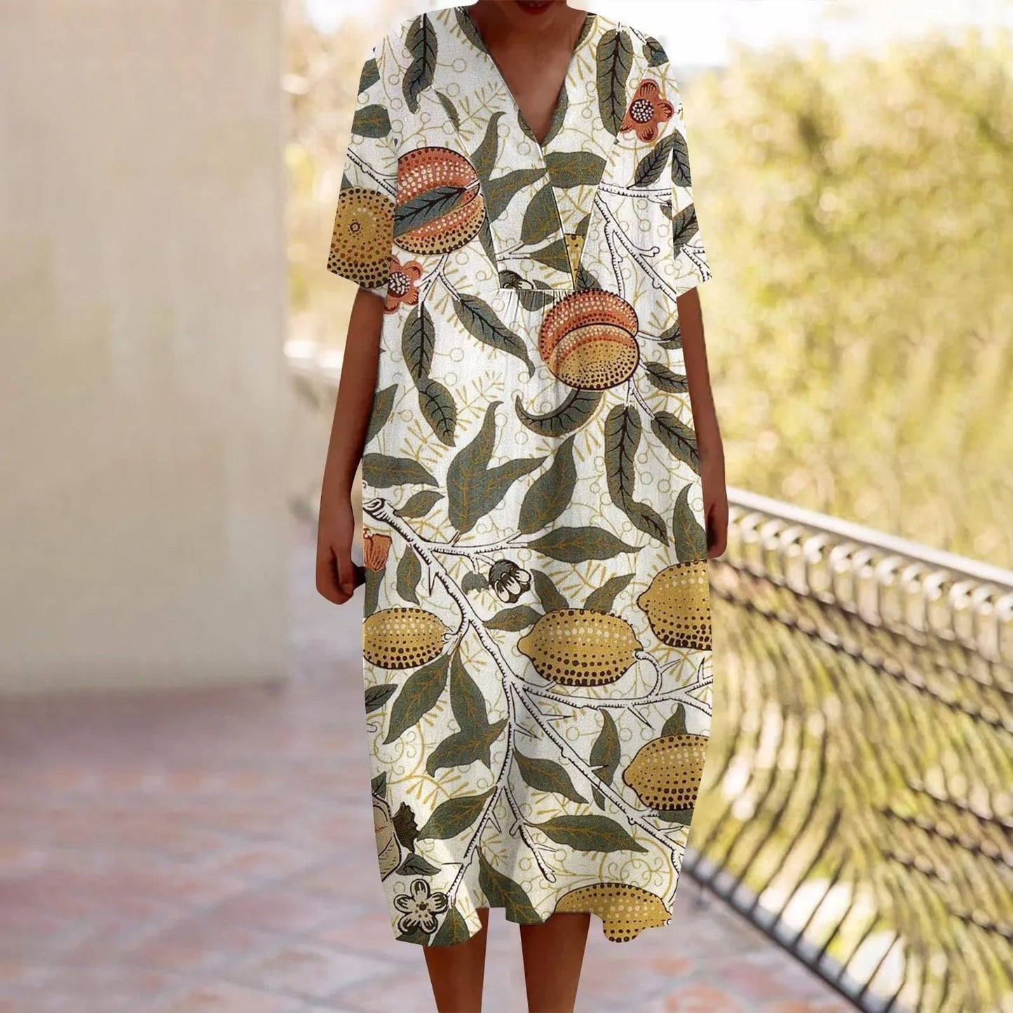 EP | Maxi robe à fleurs