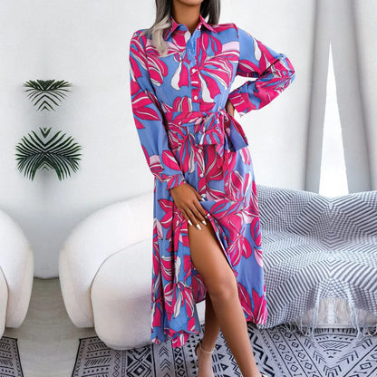 EP | robe-chemise avec col en dentelle