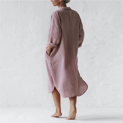 EP | Robe longue rose stylée